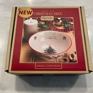 NEW! Spode Christmas Tree Annual Candy Bowl